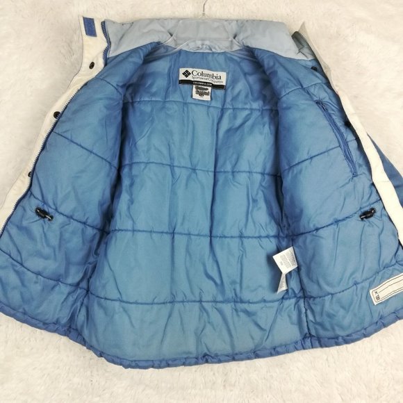 Columbia Girls Jacket Insulated Blue‎ Full Zip Pockets Youth 7/8 - Picture 7 of 14